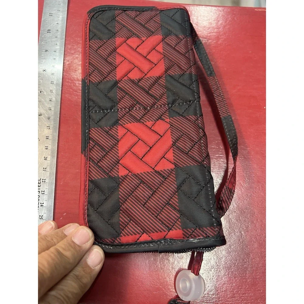 Lug SLEEPER Foldable Cosmetic Brush‎ Organizer Case Quilted Plaid Excellent